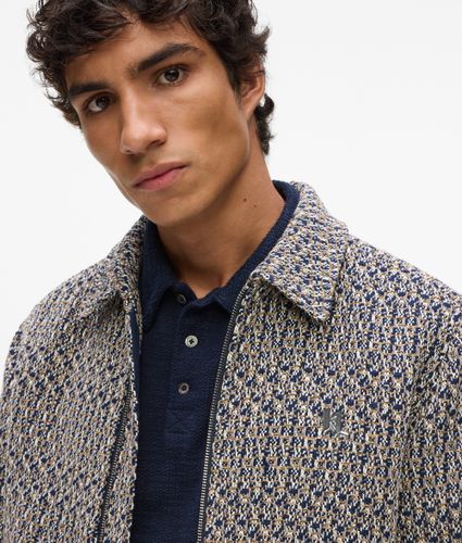 Veste En Tweed Bouclé À Fermeture Zippée, , , Taille: S - Karl Lagerfeld - Modalova