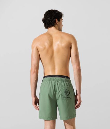 Short De Bain De Longueur Moyenne Avec Double Élastique À La Taille, , , Taille: Xs - Karl Lagerfeld - Modalova