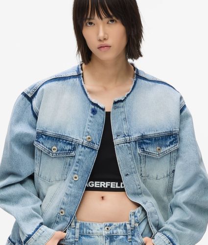 Veste En Jean Sans Col, , , Taille: Xs - KL Jeans - Modalova
