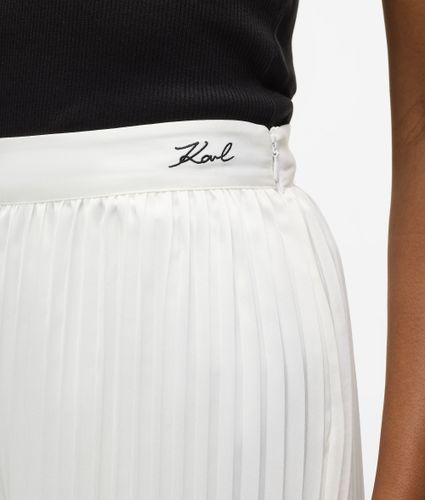 Pantalon À Pinces Et Jambes Larges, , , Taille: 38 - Karl Lagerfeld - Modalova