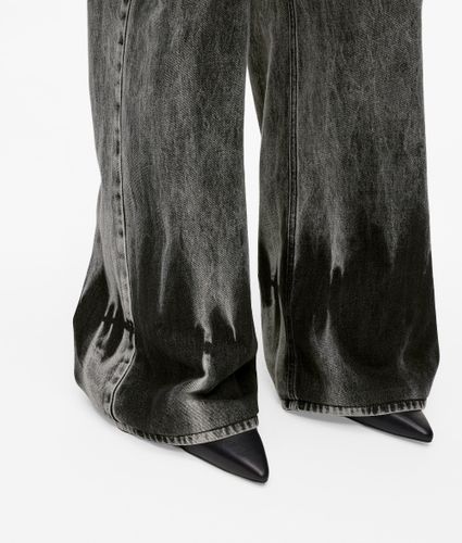 Jean Ample Taille Basse À Effet Blanchi, , , Taille: 26 - KL Jeans - Modalova