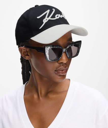 Casquette K/signature Avec Visière Contrastée, , /, Taille: One Size - Karl Lagerfeld - Modalova