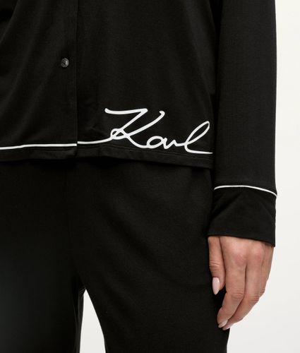 Pyjama Long Signature, , , Taille: S - Karl Lagerfeld - Modalova