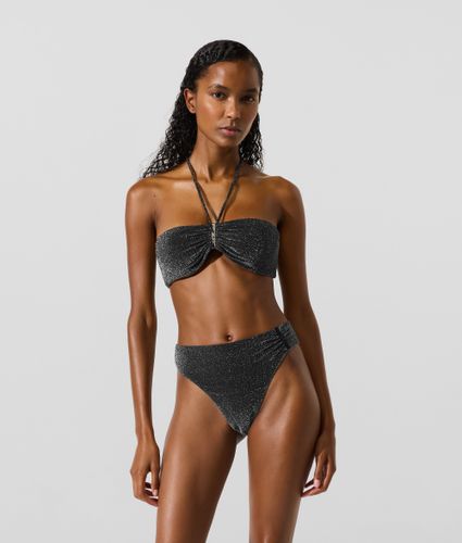 Bas De Bikini En Tissu Métallisé, , , Taille: M - Karl Lagerfeld - Modalova