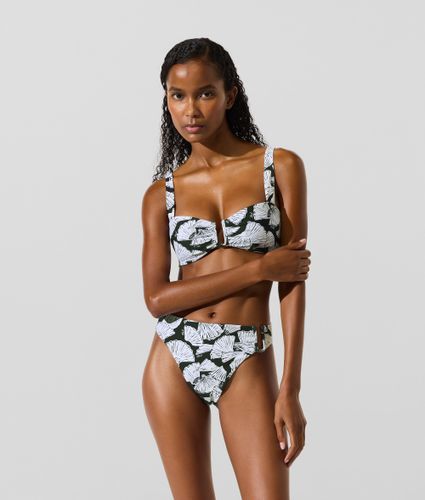 Bas De Bikini De Bain Imprimé Éventails, , -, Taille: Xl - Karl Lagerfeld - Modalova