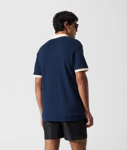 Polo En Crochet Avec Monogram Métallique, , , Taille: Xs - Karl Lagerfeld - Modalova
