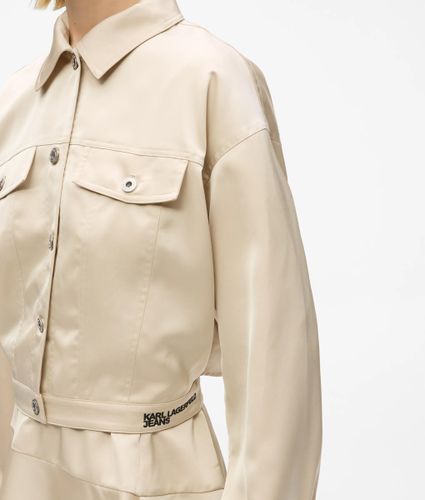 Veste Découpée En Satin, , , Taille: Xs - KL Jeans - Modalova
