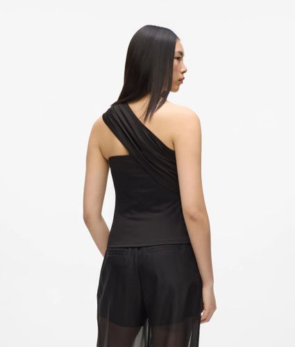T-shirt Drapé Asymétrique, , , Taille: Xs - Karl Lagerfeld - Modalova