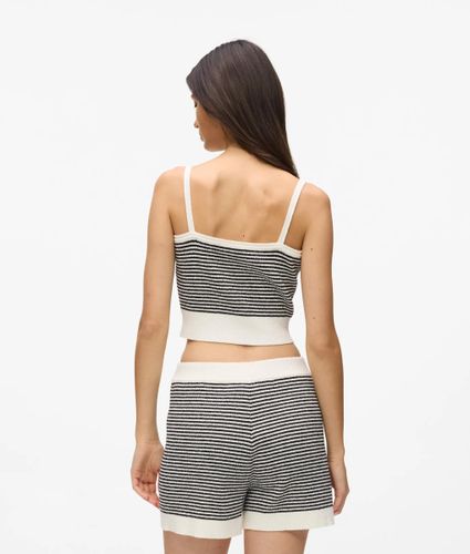 Haut Ikon En Maille À Rayures, , -, Taille: Xs - Karl Lagerfeld - Modalova