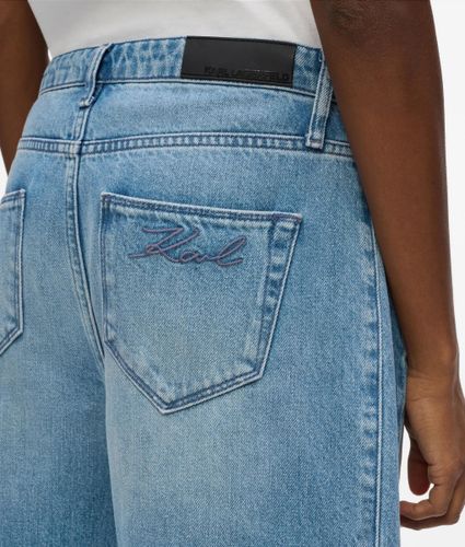 Jean Décontracté À Taille Mi-haute, , , Taille: 25 - Karl Lagerfeld - Modalova