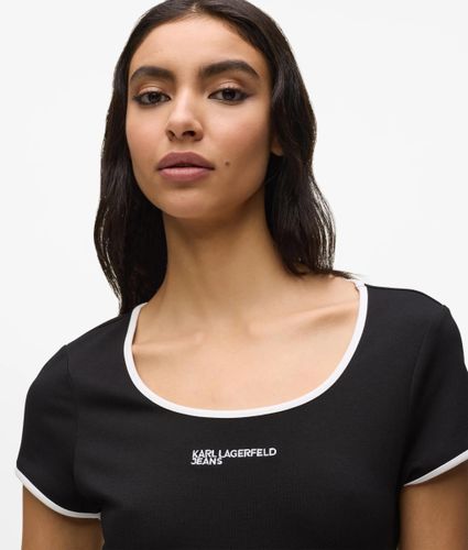 Robe Ajustée À Manches Courtes, , , Taille: Xs - KL Jeans - Modalova
