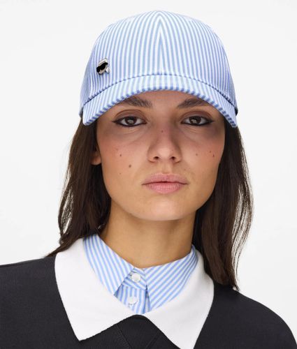 Casquette Rayée Ikon, , , Taille: One Size - Karl Lagerfeld - Modalova
