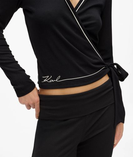 Haut D'intérieur Drapé Signature, , , Taille: S - Karl Lagerfeld - Modalova