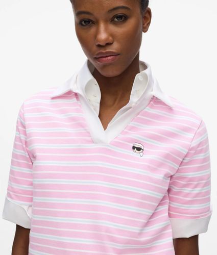 Polo À Rayures Ikon, , -, Taille: Xs - Karl Lagerfeld - Modalova