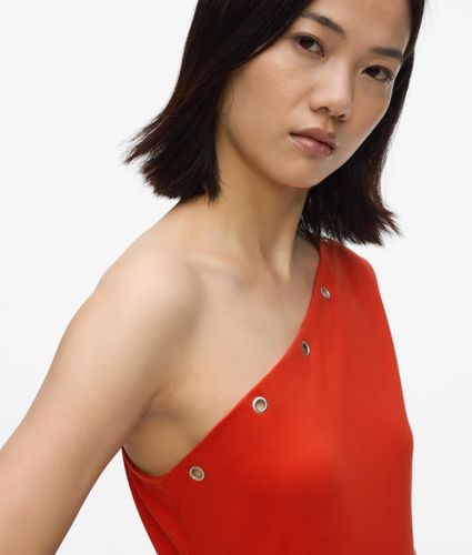 Robe Ajustée À Épaule Dénudée, , Rouge À Haut Risque, Taille: Xs - KL Jeans - Modalova