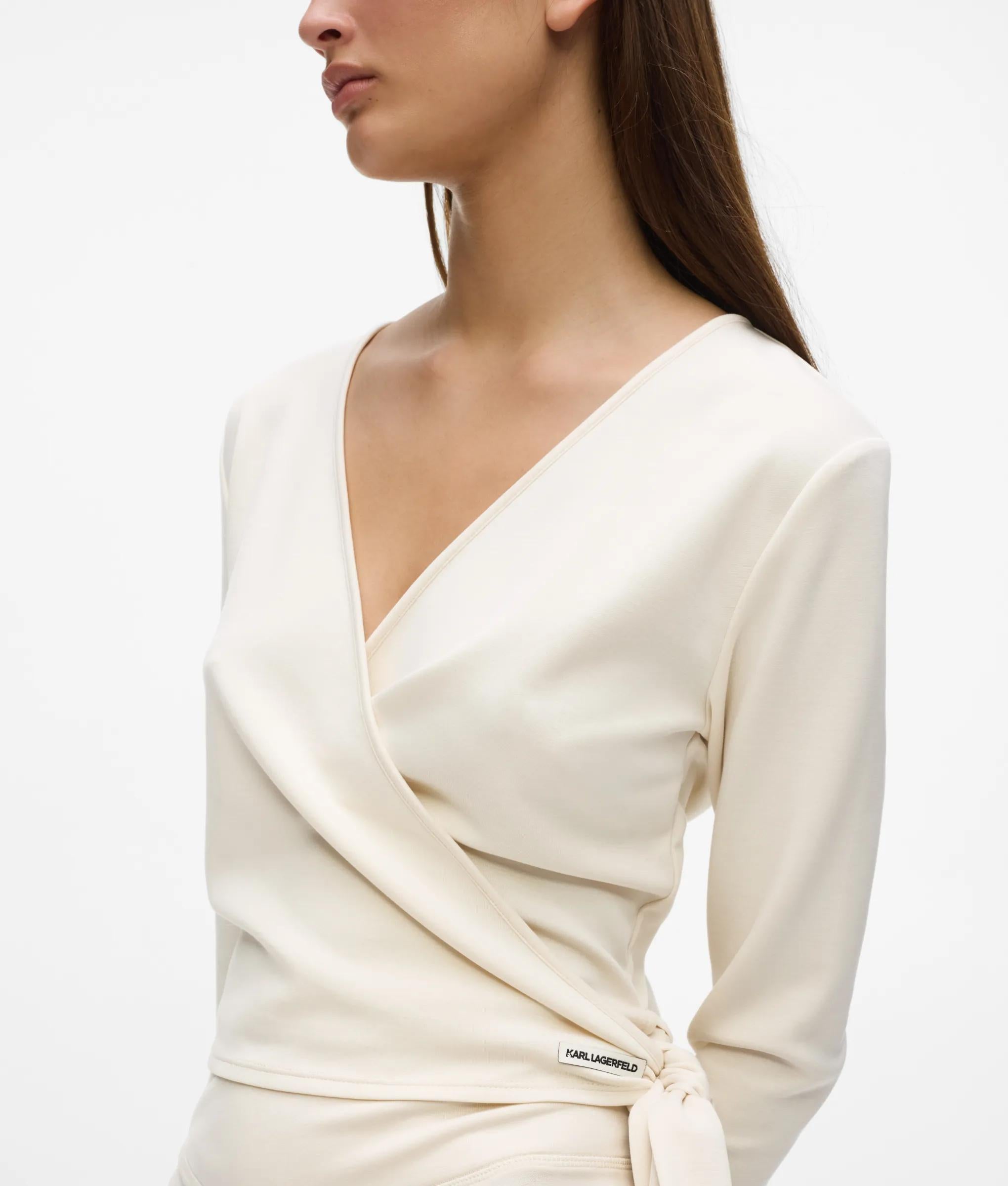 Haut Cache-cœur Loungewear, , , Taille: Xs - Karl Lagerfeld - Modalova