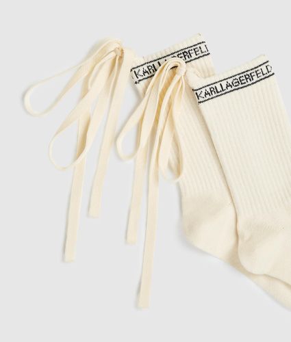 Chaussettes À Lacets – Lot De 2 paires, , , Taille: 35-38 - Karl Lagerfeld - Modalova