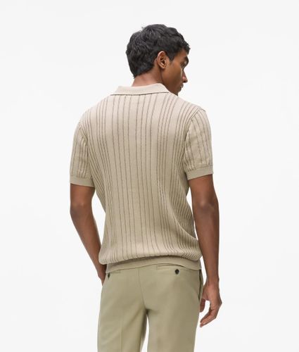 Polo En Maille Côtelée, , , Taille: S - Karl Lagerfeld - Modalova