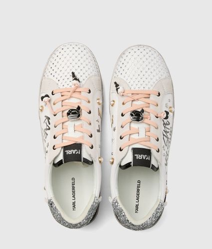 Baskets Cloutées Avec Citation Skool Karl, , /, Taille: 35 - KL Jeans - Modalova