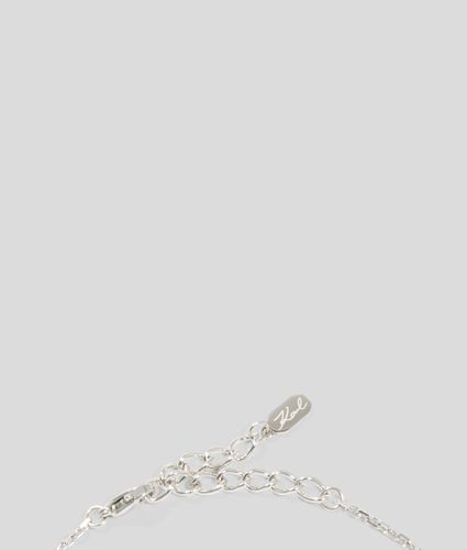 Collier À Breloque En Forme De Cœur Pavé, , , Taille: One Size - Karl Lagerfeld - Modalova