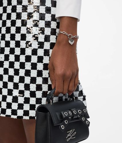 Bracelet À Breloque En Forme De Cœur, , , Taille: One Size - Karl Lagerfeld - Modalova