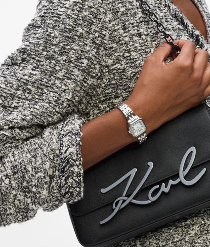 Petite Montre Carrée Avec Logo, , , Taille: One Size - Karl Lagerfeld - Modalova