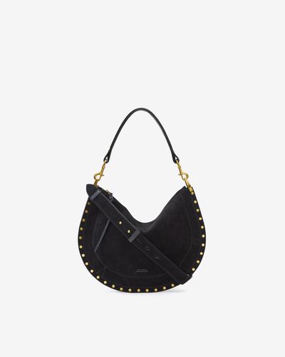 Sac Oskan Soft Zip En Cuir Velours - Isabel Marant - Modalova