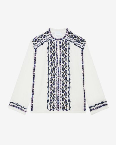 Blouse Cikariah - Écru - Taille L - Isabel Marant - Modalova