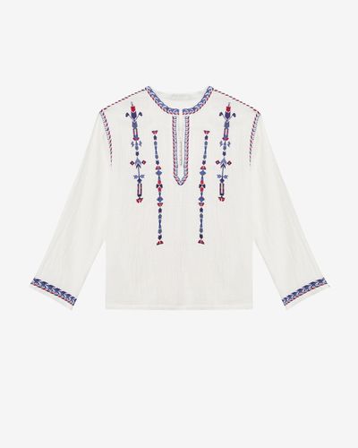 Blouse Zakaria - Écru - Taille L - Isabel Marant - Modalova