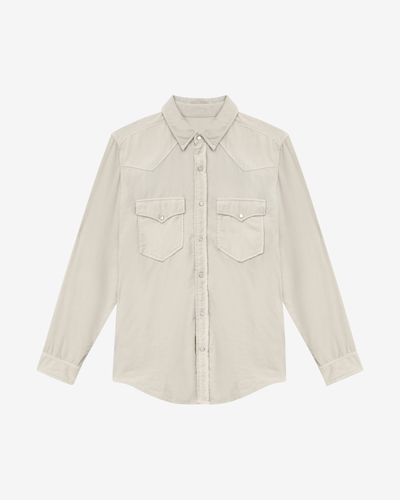 Chemise Vasco - Écru - Taille M - Isabel Marant - Modalova