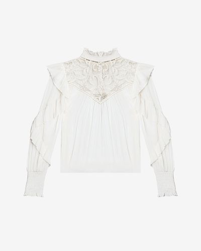 Blouse Seila - Écru - Taille 40 - Isabel Marant - Modalova
