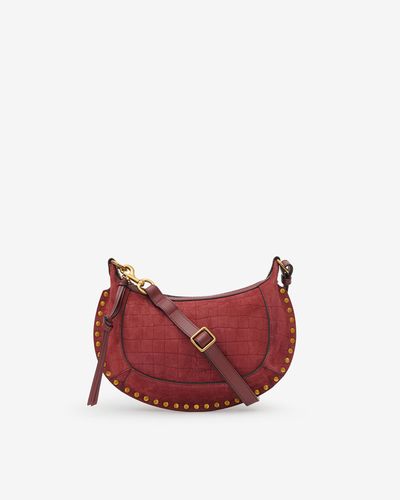 Sac Oskan Moon En Cuir Grainé - Isabel Marant - Modalova