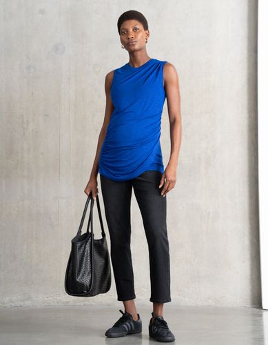 Sleeveless Drape-Front Maternity Top - Seraphine - Modalova