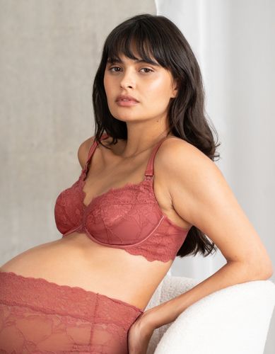 Lace Plunge Maternity + Nursing Bra - Seraphine - Modalova