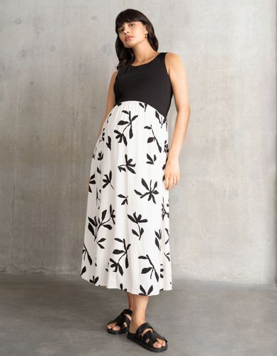 Robe mi-longue de maternité polyvalente et élégante - Seraphine - Modalova