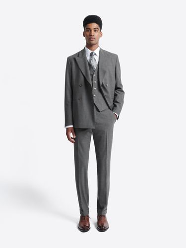 Pantalon de costume en laine peignée - Devred - Modalova