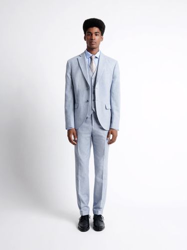 Pantalon de costume 100% coton lin - Devred - Modalova