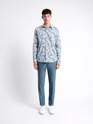 Pantalon de costume stretch faux uni - Devred - Modalova