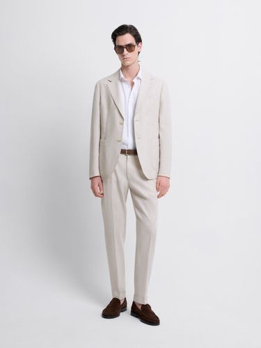 Pantalon de costume en lin mélangé - Devred - Modalova