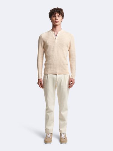 Chino en coton élasthane uni - Devred - Modalova