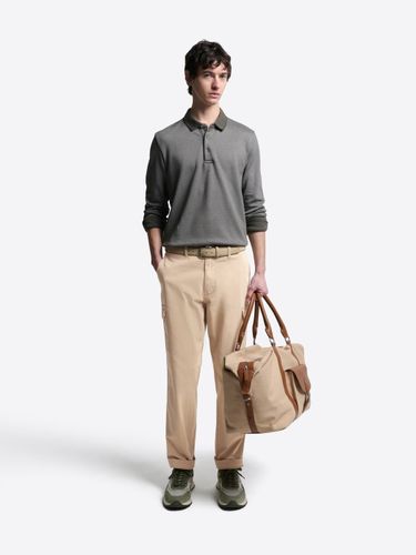 Pantalon cargo slim en coton stretch - Devred - Modalova