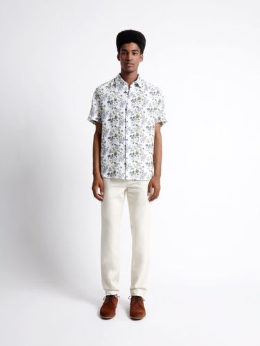 Slack armuré 100% coton lin - Devred - Modalova