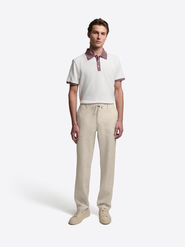 Chino en coton lin - Devred - Modalova