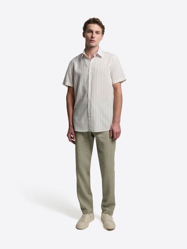 Chino en coton lin - Devred - Modalova