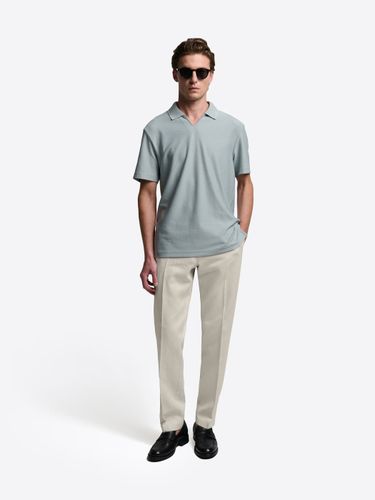 Chino regular en coton lin - Devred - Modalova