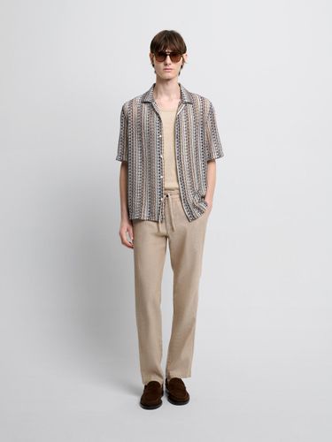 Chino en coton lin - Devred - Modalova
