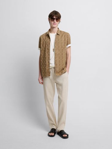 Chino en coton lin - Devred - Modalova
