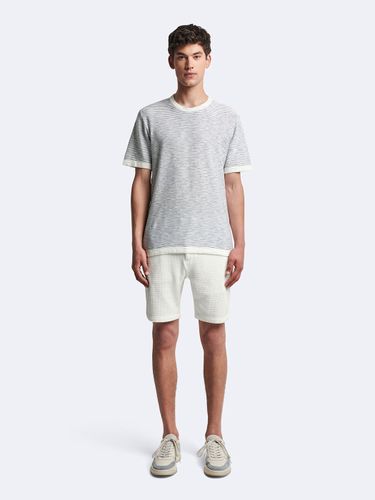 Bermuda en coton mélangé gauffré - Devred - Modalova