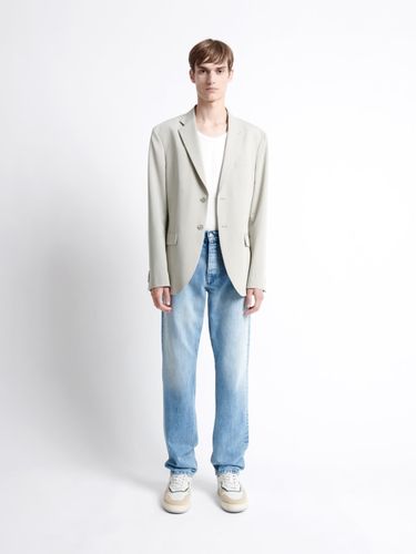 Jean denim regular en coton blanchi - Devred - Modalova