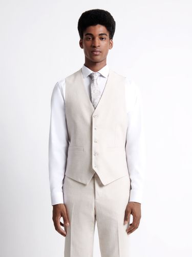 Gilet de costume en 100% coton lin - Devred - Modalova